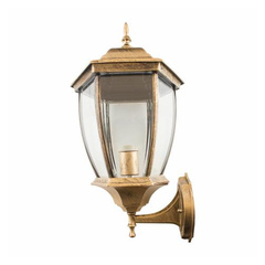 Светильник садово-парковый бронзовый маленький простой 7701-SP