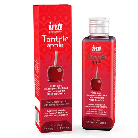 Массажное масло Tantric Apple с ароматом яблока - 130 мл. - INTT IN0477