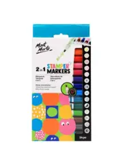 Фломастеры - штампики 2 в 1