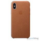 Leather Case iPhone XS Max Saddle Brown (Золотисто-коричневый)
