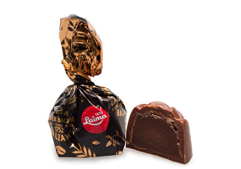 Конфеты в темном шоколаде с кремом из "Рижского черного бальзама", 200г