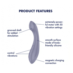 Вибратор-стимулятор точки G Satisfyer G-Force violett