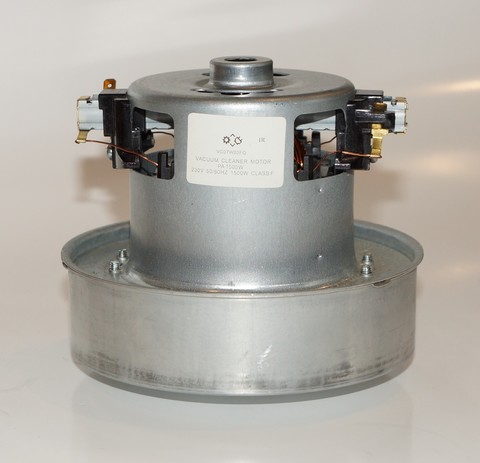 Двигатель пылесоса универсальный 1500W (HX-150, YDC07, PA1500W)  H-120мм, D-130мм