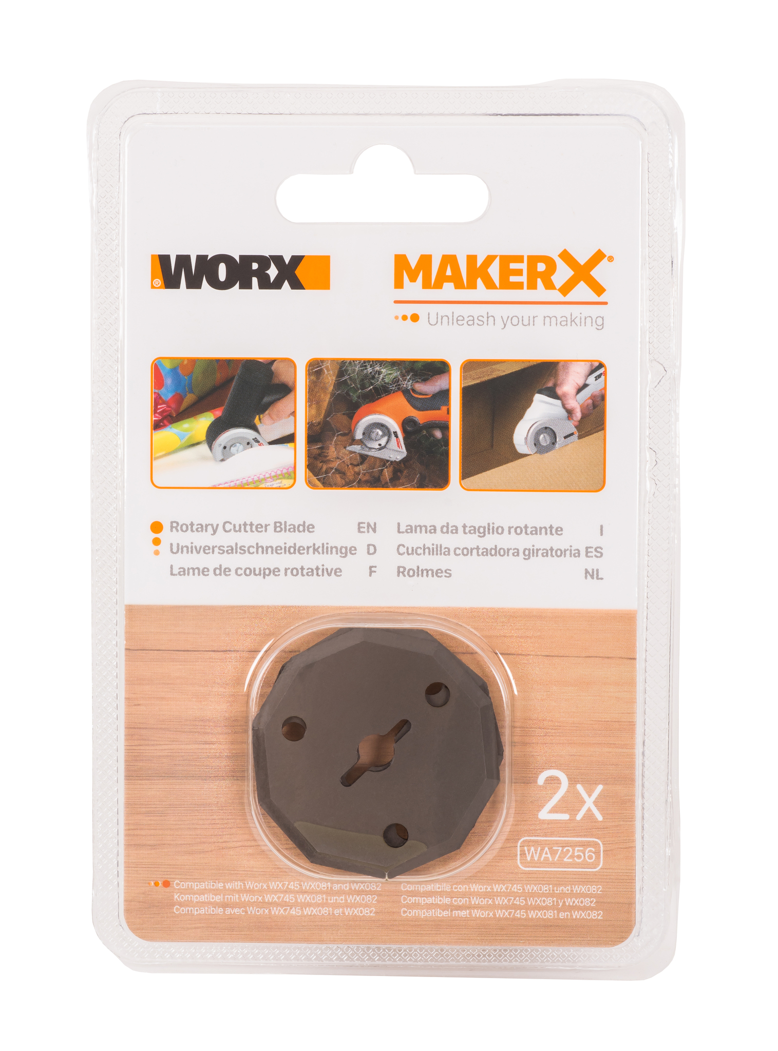 Набор ножей для аккумуляторного ножа WORX WA7256 (2 шт.)