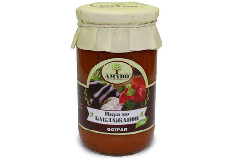 Икра из баклажанов "Аmado", 545г