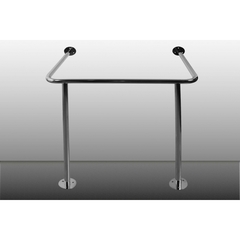 Поручень под раковину с упорами в пол