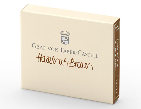 Картриджи с чернилами Graf von Faber-Castell Hazelnut Brown (141102)