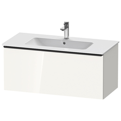 Duravit D-Neo Тумбочка подвесная, 440x1010x462, 1 ящик, цвет: белый высокоглянцевый DE426302222 фото