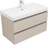 Aquanet 337944 Тумба Вега 2.0 90 2 ящ. цв.бежевый (337944)