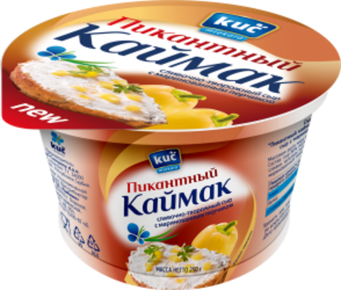 Сыр Каймак с мар. перцем, 150 гр.