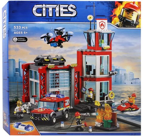 Конструктор Cities 11215 Пожарное депо