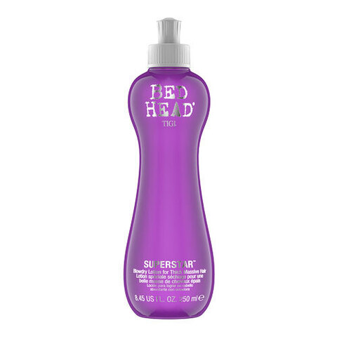 TIGI Bed Head Superstar Blow Dry Lotion For Thick Massive Hair - Термоактивный лосьон для придания объема волосам