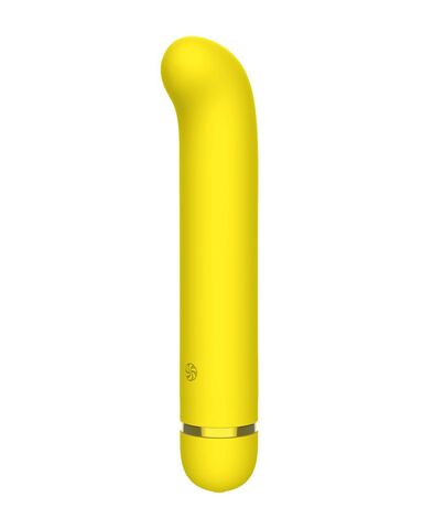 Желтый перезаряжаемый вибратор Flamie - 18,5 см. - Lola Games Fantasy 7912-01lola