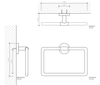 Decor Walther 0531260 Decor Walther Basic HTR Полотенцедержатель кольцо, цвет: черный матовый