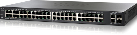 Коммутатор Cisco Small Business 220 Series SF220-48P-K9-EU