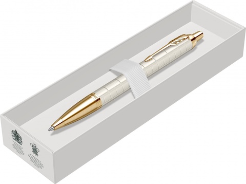 Ручка шариковая Parker IM Premium K318, Pearl GT (2143643)