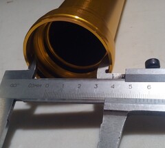 Внешний стакан пера вилки для Kawasaki Z750 2007-2012 г.в. Gold