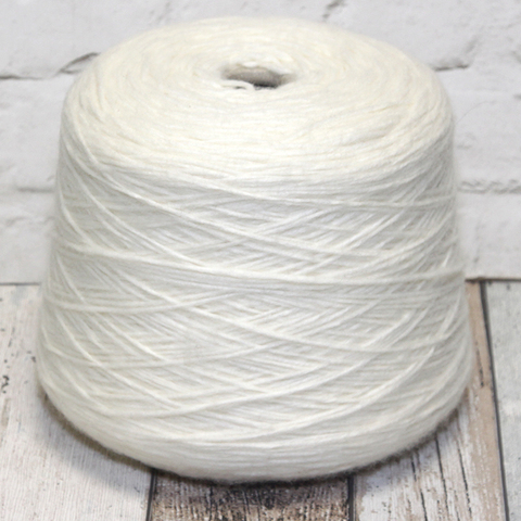 Фасонный меринос PECCI FILATI / FIRST WOOL MELANGE 220 белый натуральный