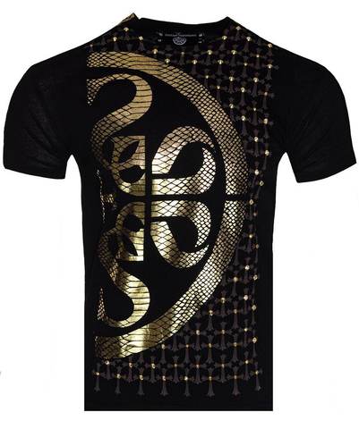 The Saints Sinphony | Футболка мужская PYTHON GOLD LOGO TS2682 перед