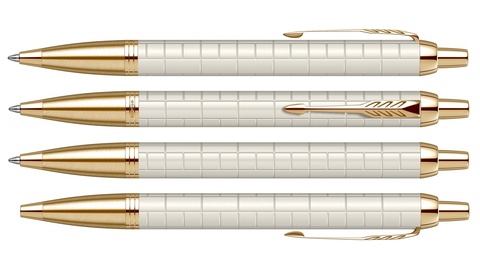 Ручка шариковая Parker IM Premium K318, Pearl GT (2143643)