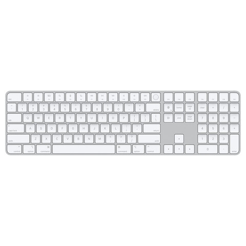 Клавиатура Apple Magic Keyboard с Touch ID и Numeric Keypad для Mac silicon US English белые