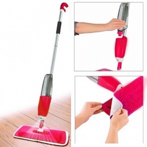 Швабра с распылителем Healthy Spray mop красная