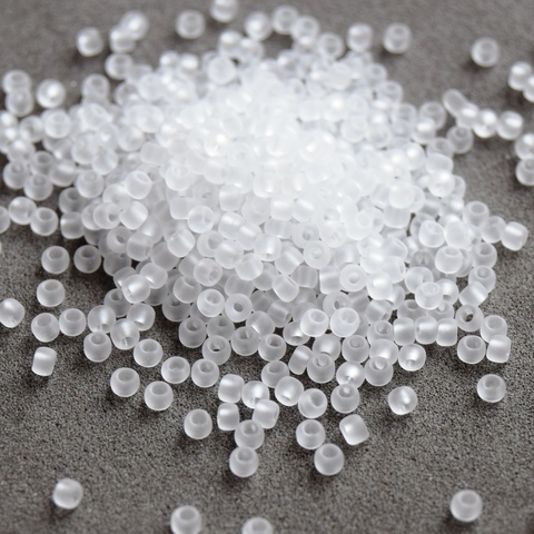 Бисер Тохо круглый 11/0 0001F прозрачный матовый/Toho round