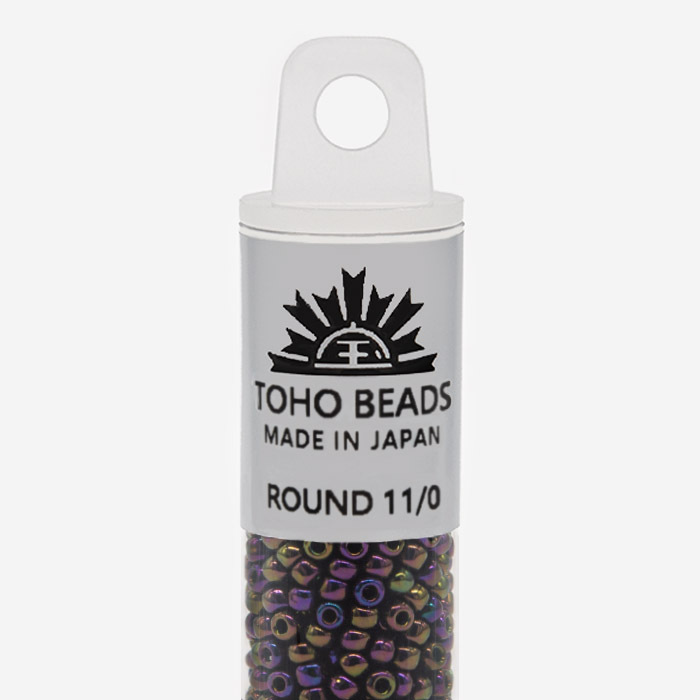 Японский бисер TOHO Round 11/0 (№85), металлизированный, непрозрачный глянцевый