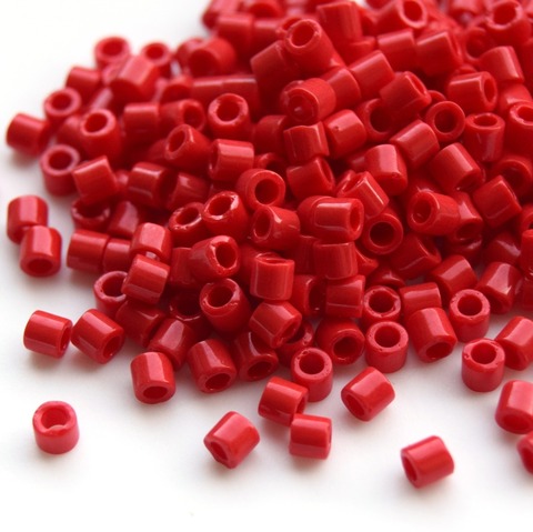 DBL-0723 Бисер цилиндрический Миюки делика 8/0 /Miyuki delica 8/0 Opaque Dark Cranberry