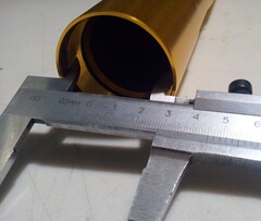 Внешний стакан пера вилки для Kawasaki Z750 2007-2012 г.в. Gold