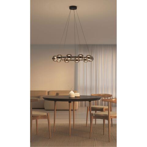 Подвесная светодиодная люстра Arte Lamp MARKAB A2471LM-20BK