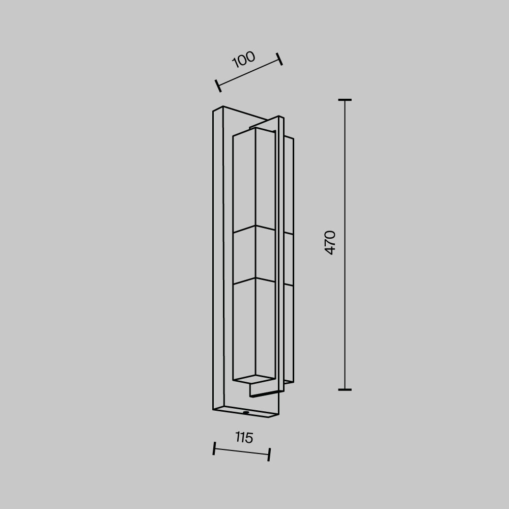 Настенный светодиодный светильник Modelux Modestyle MS.105.470