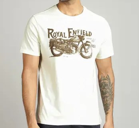 Футболка RE BULLET-350 T-SHIRT OFF-WHITE , размер XL