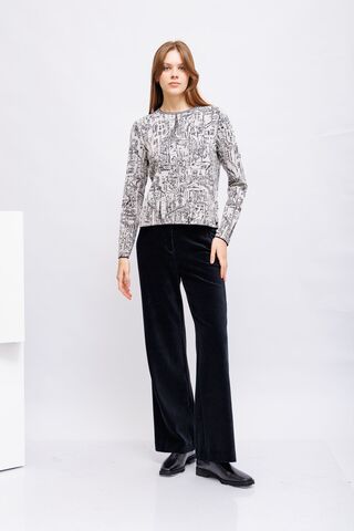 Marc Cain Брюки широкие из вельвета
