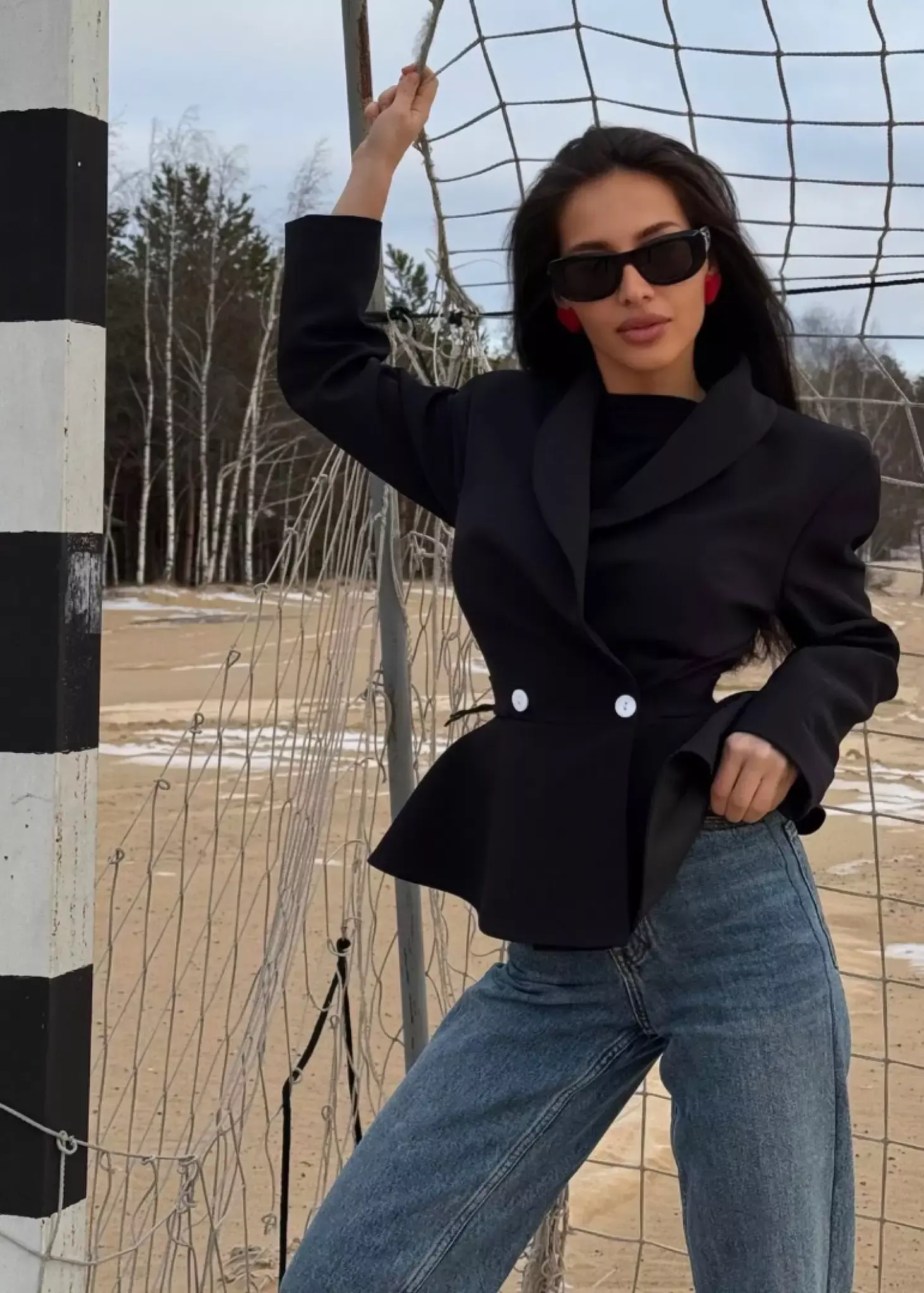 Жакет "Наденька, где твой Ипполит?", Черный