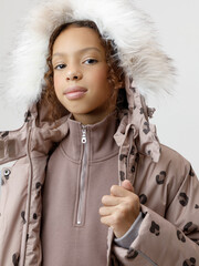 пальто  для девочки  ВК 38123/н/1 ГР