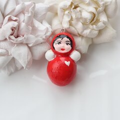 Подвеска Неваляшка, 40*35 мм, S012