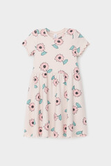 платье  для девочки  КР 5793/бежевый,нежный цветок к549