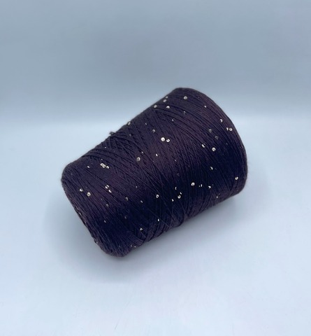Tollegno, Harmony paillettes, 420м/100гр. 97% Меринос,3% Полиэстер(пайетка) , цвет-Коричневый(501), 37048