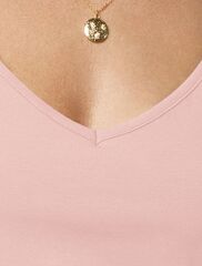 Топ с V-вырезом на регулируемых бретелях эластичный из премиального хлопка  D43.225 (136627)