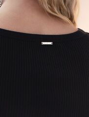 Топ из трикотажа в широкий рубчик  D43.224 (124112)