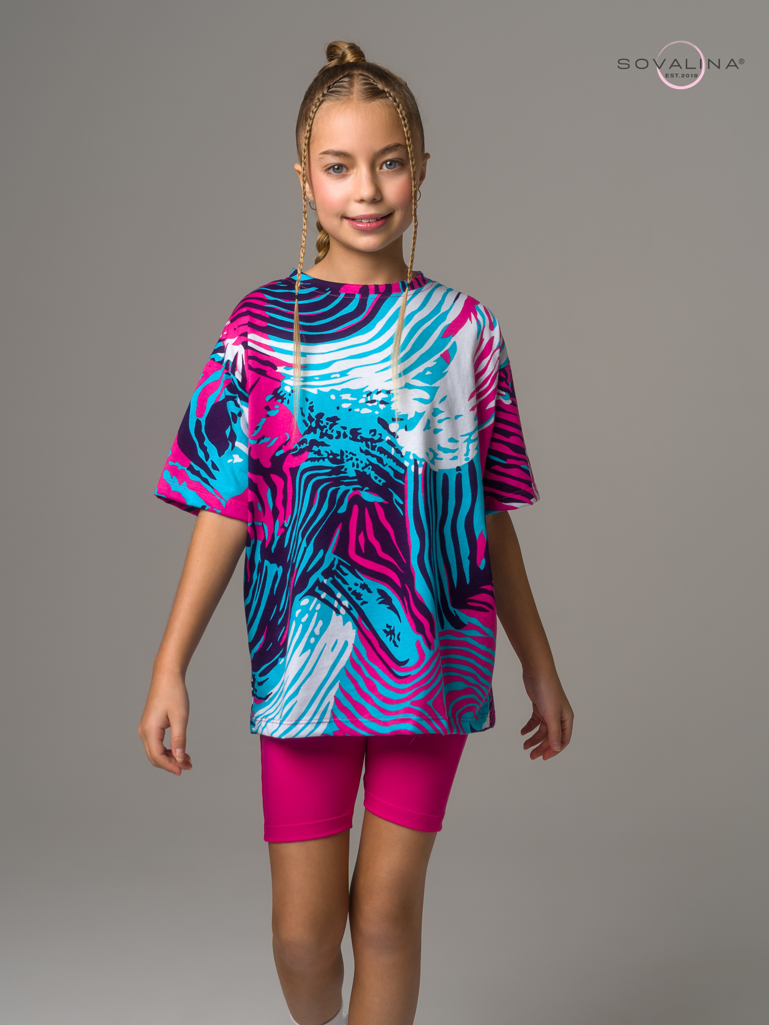 Костюм Актив MAX отпечатки-фуксия