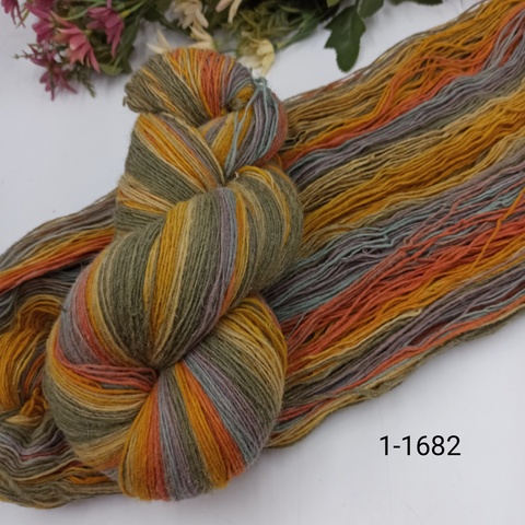 Дундага 6/1 шерсть секционного окрашивания 01-1682 420м/100гр