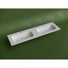 Ceramica Nova Grace CN7023 Раковина мебельная прямоугольная с двумя чашами и отв. под смеситель, 161x45.7
