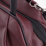 Сумка Саломея 479 наппа бордо + черный