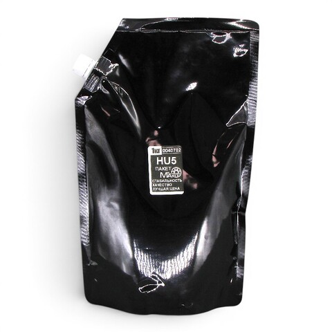 Тонер черный MAK©  HU5.1kg упаковка ПАКЕТ 1кг. подходит для 