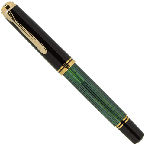 Ручка перьевая Pelikan Souverän® M 800, Black and Green, B (995720)