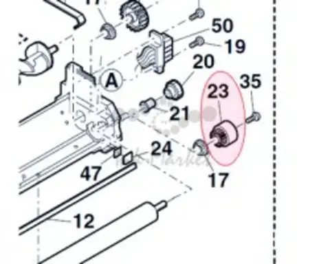 Шестерня м/вала оригинал для Sharp AR120 / AR206 NGERH0145QSZ1