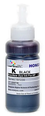 Чернила DCTec водорастворимые PS7510 Black (черный) с дозатором 70 мл