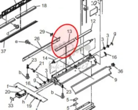 Konica Minolta Guide sheet/4 original A4F3702312